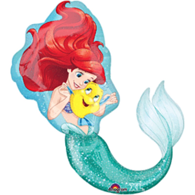 #119 Ariel Little Mermaid 34in Supershape