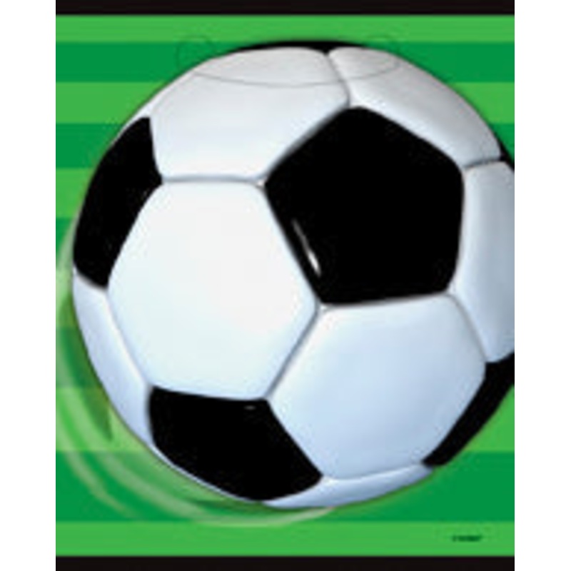 3D Soccer Loot Bags 8ct