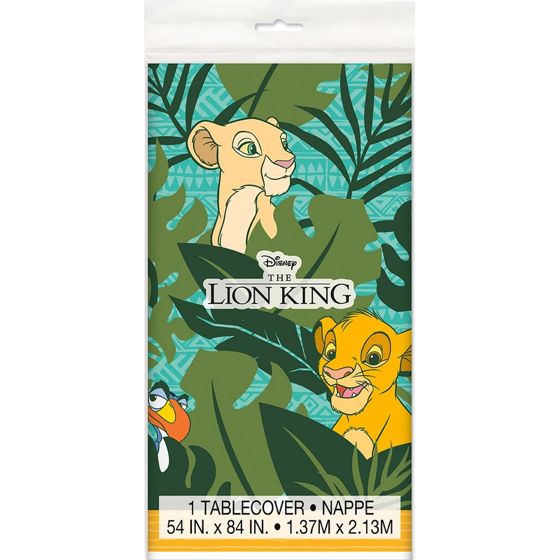 The Lion King Plastic Table Cover 54" x 84"
