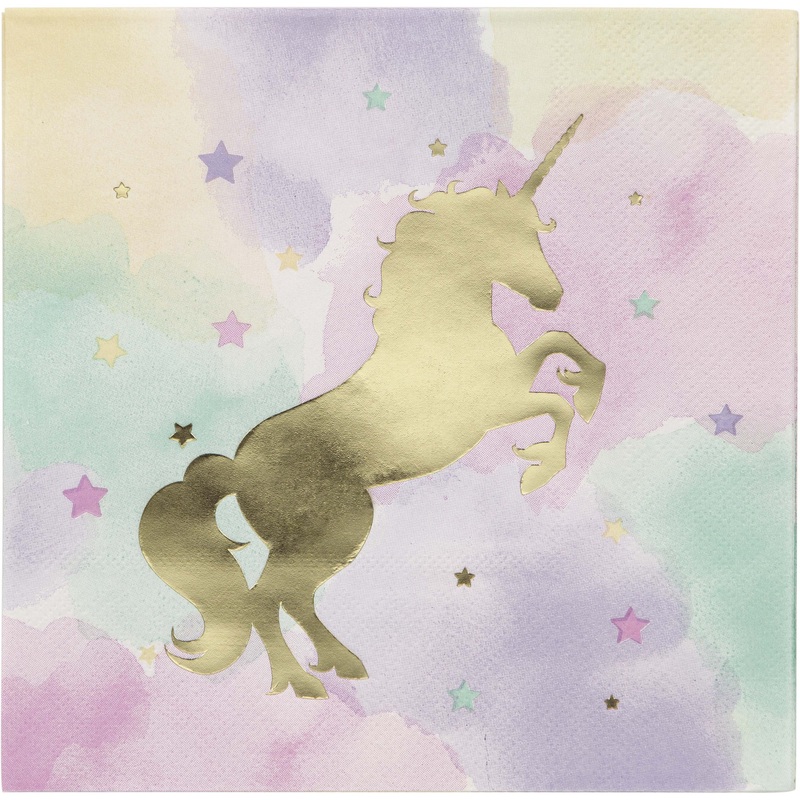 Unicorn Sparkle Lunch Napkins 16ct