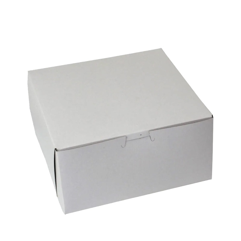 White Cake Box 8in x 8in x 4in