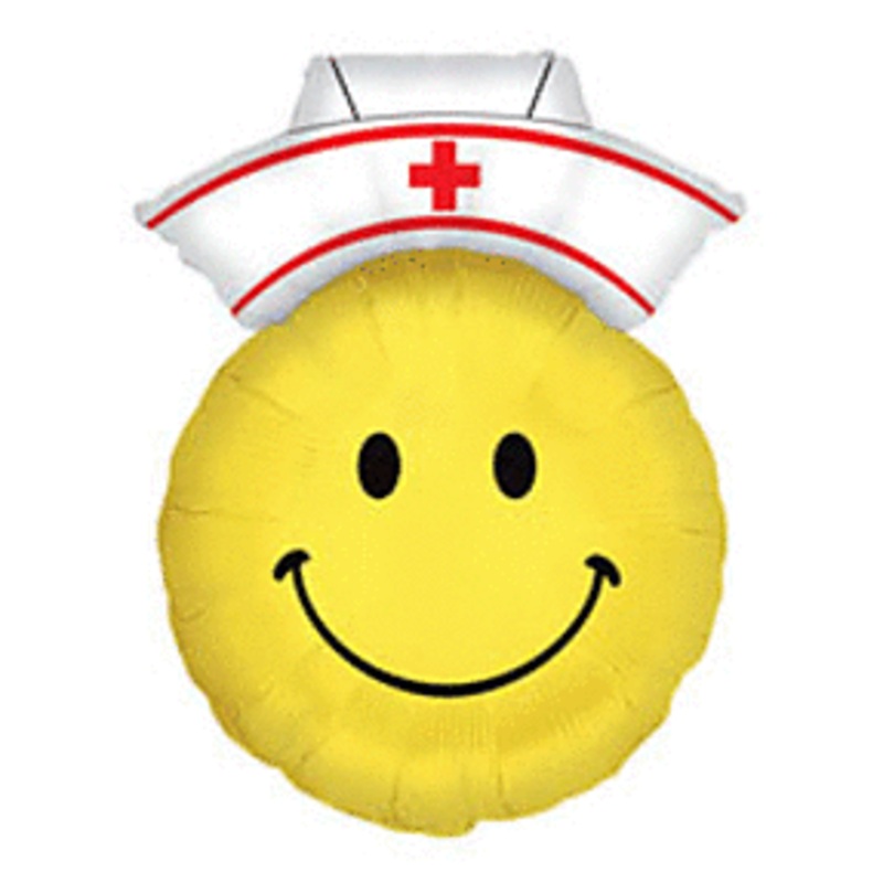 #049 Smiley Nurse 28in Supershape