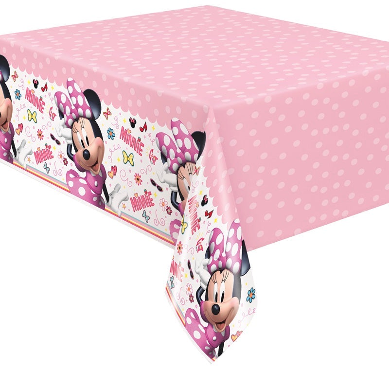 Minnie Mouse Plastic Table Cover 54" x 84"