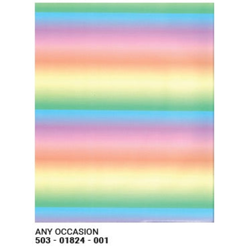 Roll Wrap Pastel Rainbow 30in x 5ft