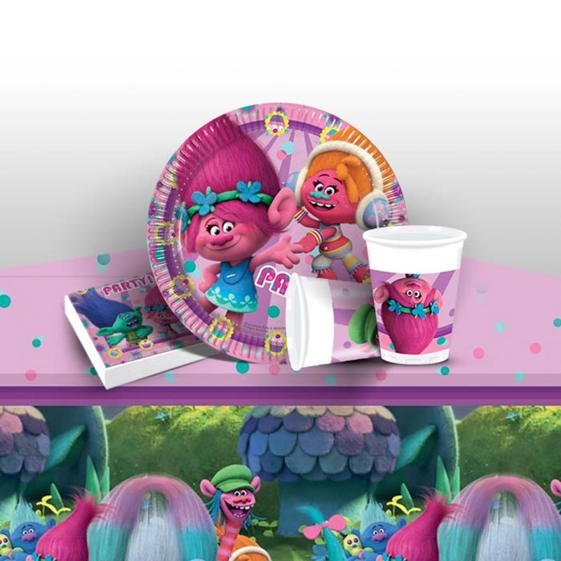 Trolls Party Packs: Tableware Kit